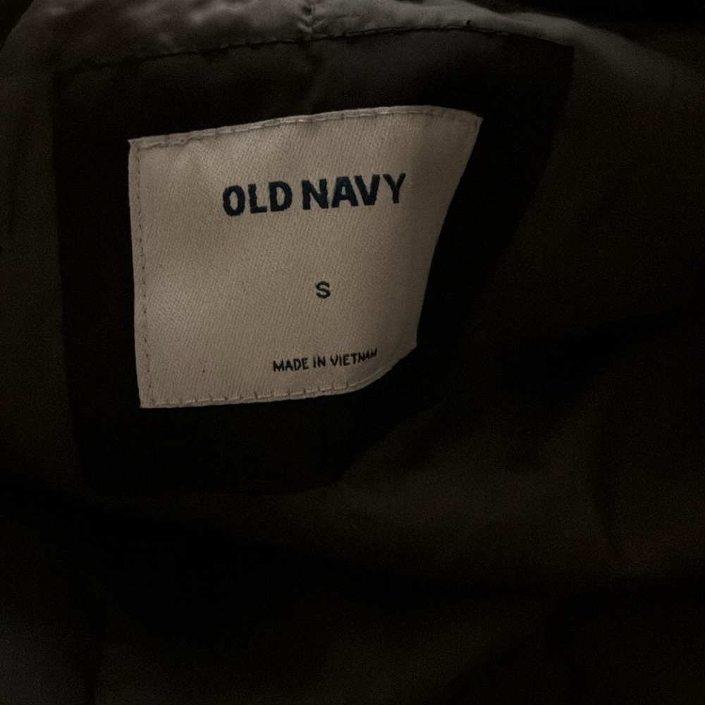 Black Men’s Old Navy Bomber Jacket| Retro Style | Mens Windbreaker| Jacket |Coat - Picture 9 of 9